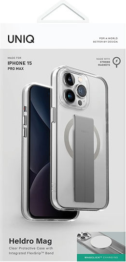 Uniq Heldro Mag Back Cover Σιλικόνης / Πλαστικό Διάφανο (iPhone 15 Pro Max)