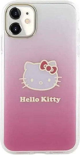 Hello Kitty Задна корица Пластмаса Розов (iPhone 11)