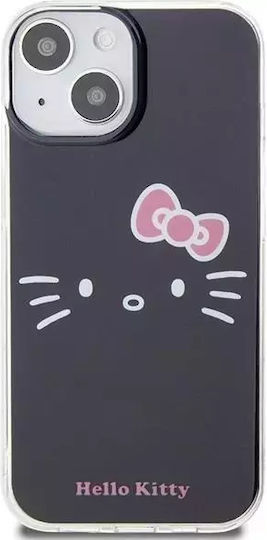 Hello Kitty Back Cover Plastic Black (iPhone 15)