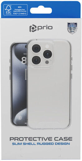Prio Schutzhülle Rückseite Silikon 1.3mm Transparent für Galaxy S24+