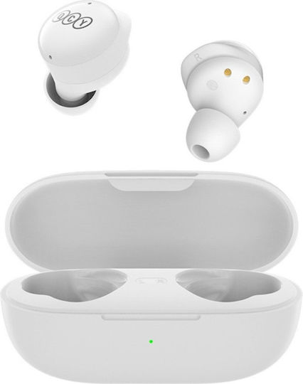 QCY HT07 In-ear Bluetooth Handsfree Earphones with Sweat Resistance and Charging Case White