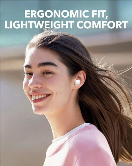 Soundcore by Anker A30i In-Ear Bluetooth-Freisprecheinrichtung Kopfhörer mit Schweißresistenz und Ladeetui Weiß