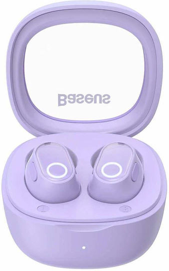 Baseus Bowie Wm02 Tws In-Ear Bluetooth-Freisprecheinrichtung Kopfhörer mit Ladeetui Lila
