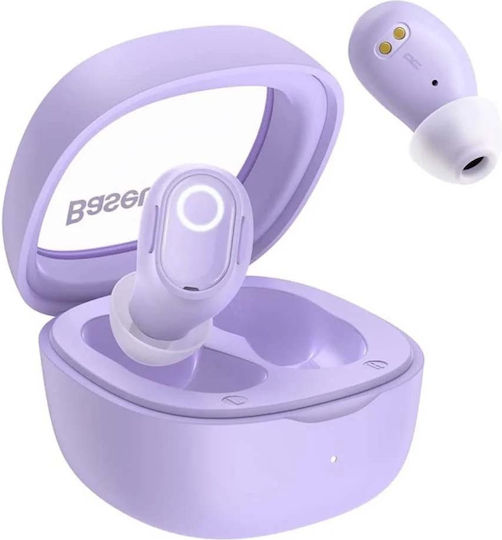 Baseus Bowie Wm02 Tws In-Ear Bluetooth-Freisprecheinrichtung Kopfhörer mit Ladeetui Lila