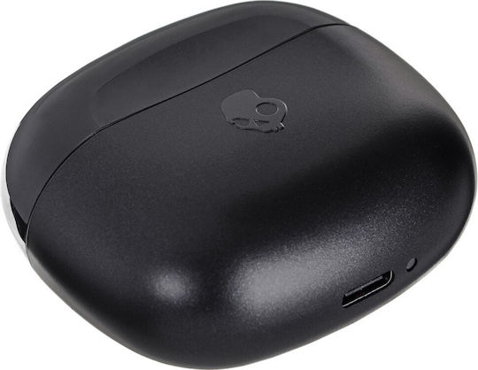 Skullcandy Rail In-ear Bluetooth Handsfree Ακουστικά με Αντοχή στον Ιδρώτα και Θήκη Φόρτισης Μαύρα