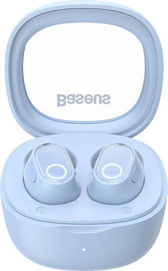 Baseus Bowie Wm02 Tws In-ear Bluetooth Handsfree Earphones with Charging Case Blue