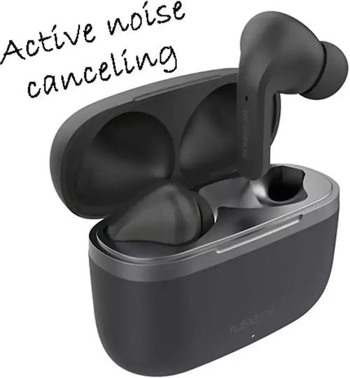 Sonic Gear TWS12ANCB In-ear Bluetooth Handsfree Ακουστικά με Θήκη Φόρτισης Μαύρα