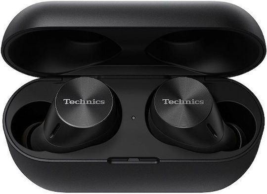 Technics EAH-AZ60M2 In ear Bluetooth хендсфри Слушалки с Устойчивост на Пот и Кутийка за Зареждане Черен