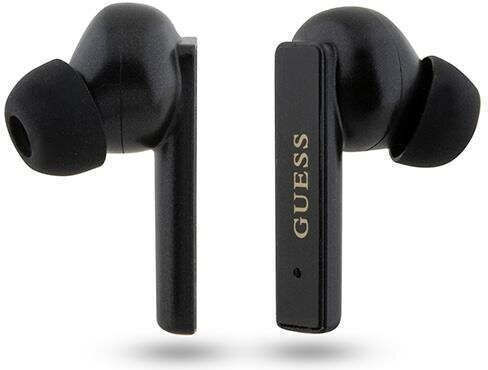 Guess Printed Logo In ear Bluetooth хендсфри Слушалки с Кутийка за Зареждане Черен