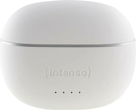 Intenso T302A In-ear Bluetooth Handsfree Ακουστικά με Θήκη Φόρτισης Λευκά