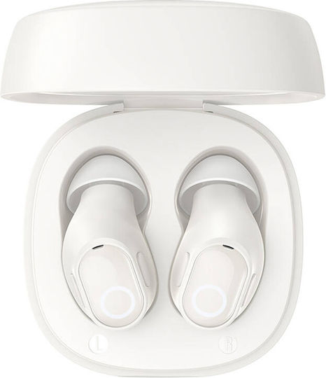 Baseus Bowie Wm02 Tws In-ear Bluetooth Handsfree Earphones with Charging Case Creamy White