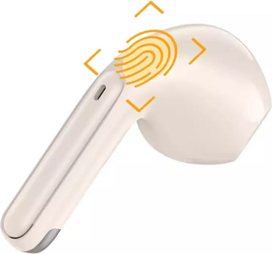 Dudao U18 В ухото Bluetooth хендсфри Слушалки с Кутийка за Зареждане Бежов