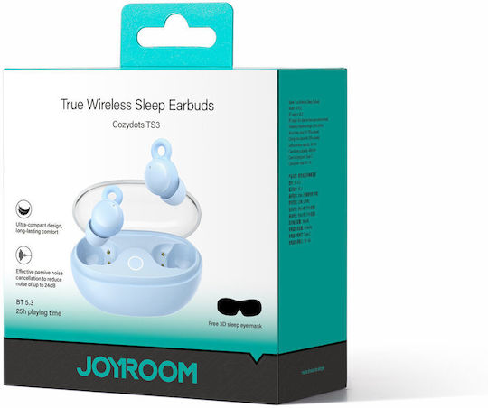JR-TS3 In-ear Bluetooth Handsfree Earphones with Charging Case Blue
