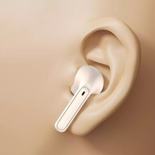 Dudao U18 В ухото Bluetooth хендсфри Слушалки с Кутийка за Зареждане Бежов