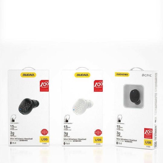 Dudao Mini U9B In-Ear Bluetooth-Freisprecheinrichtung Kopfhörer Schwarz
