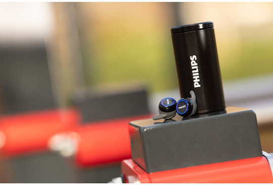 Philips ActionFit ST702 In-ear Bluetooth Handsfree Căști cu Rezistență la Transpirație și Carcasă de Încărcare Negru