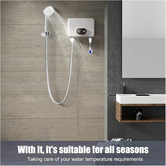 Wall Mounted Electric Single-Phase Instant Water Heater for Bathroom / Kitchen 5.5kW
