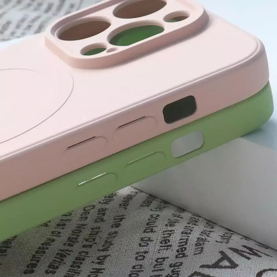 Back Cover Silicone 2mm Pink (iPhone 15 Plus)