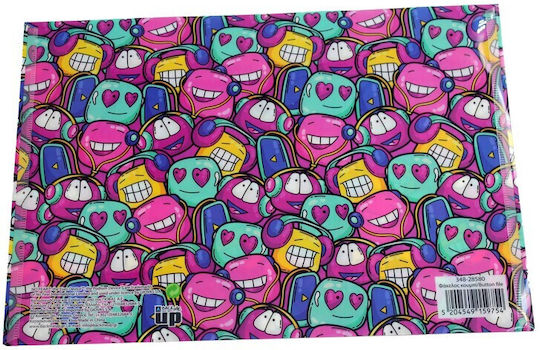 File Folder Button A4 Bmu No Fear Music 348-28580 No Fear