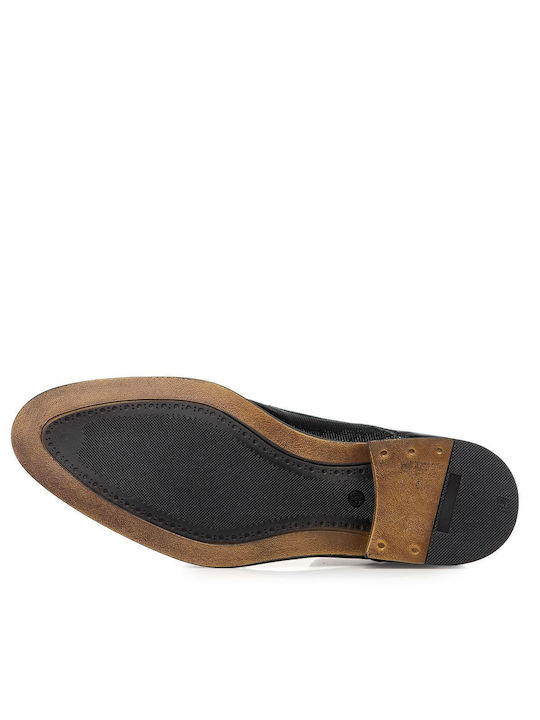 Herrenschuhe aus Lackleder Schwarz