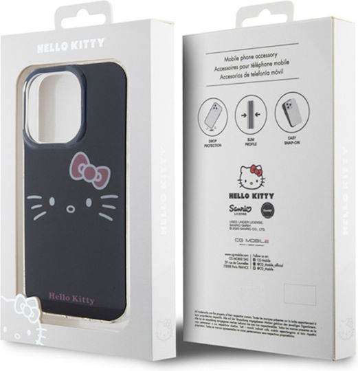 Hello Kitty Задна корица Пластмаса Черен (iPhone 14 Pro Max)