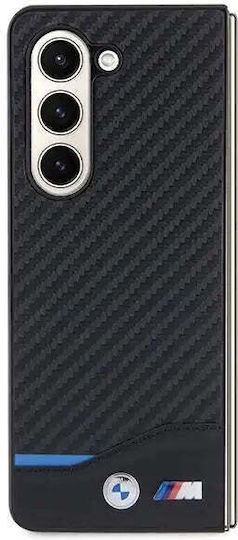 BMW Back Cover Piele Negru (Galaxy Z Fold5)