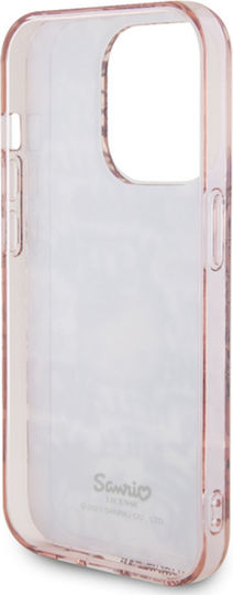 Hello Kitty Задна корица Пластмаса Розов (iPhone 15 Pro)