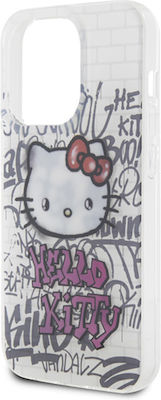 Hello Kitty Back Cover Plastic Durable White (iPhone 14 Pro Max)