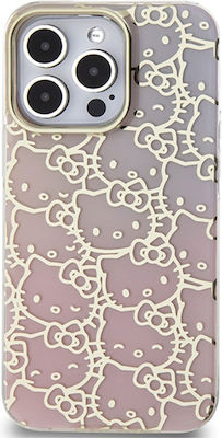 Hello Kitty Umschlag Rückseite Kunststoff Rosa (iPhone 15 Pro Max)