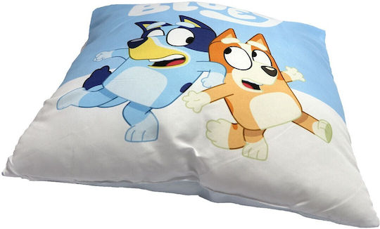 Детска Декоративна Възглавница Bluey Светлосин 35x35см