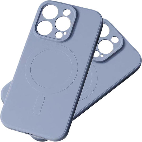 Tel Protect Umschlag Rückseite Silikon 2mm Gray (iPhone 15 Pro)