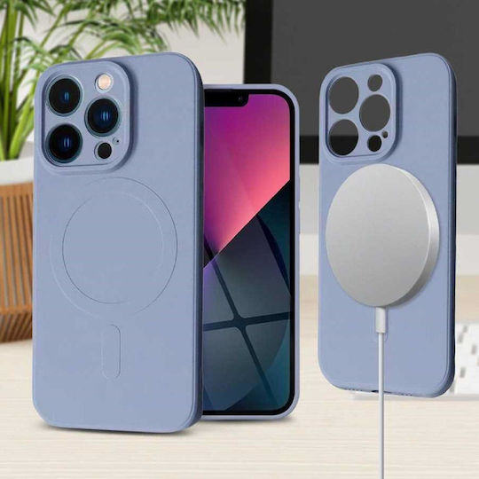 Tel Protect Umschlag Rückseite Silikon 2mm Gray (iPhone 15 Pro)