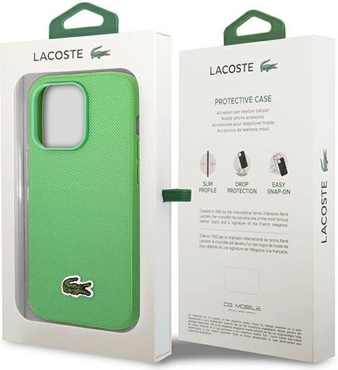 Lacoste Iconic Petit Pique Magsafe Back Cover Plastic Green (iPhone 14 Pro)