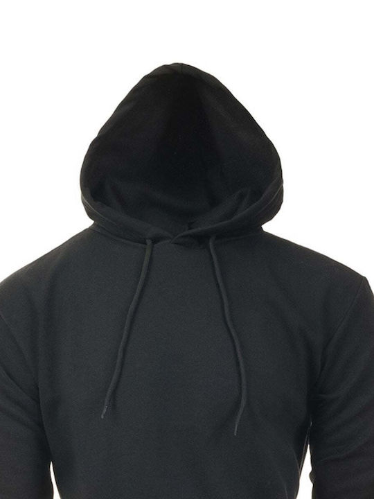 MBLK Men's Sweatshirt with Hood Black