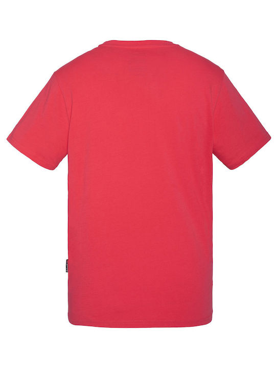 Schott T-shirt Bărbătesc cu Mânecă Scurtă Coral