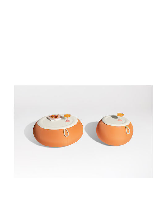 Помощна маса за Малки Външни Пространства от Полипропилен Стабилна Humpty Pumpkin 65x65x43бр
