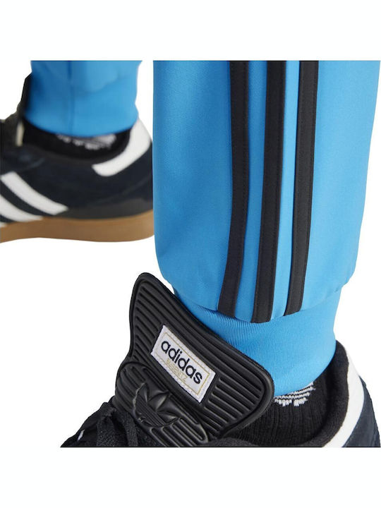 Adicolor Παντελόνι Φόρμας Γυαλιστερό με Λάστιχο Brblue