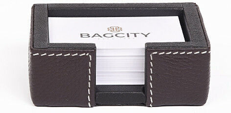 Bagcity Σετ Γραφείου Καφέ 7 Τεμαχίων Σουμέν Καπάκι 60 X 40 Γνήσιο Δέρμα Kafe52m 1211-04