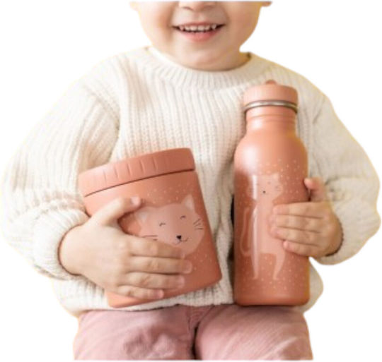 Trixie Insulated Lunch Pot Πλαστικό Παιδικό Δοχείο Φαγητού 0.5lt Ισοθερμικό Mrs Cat