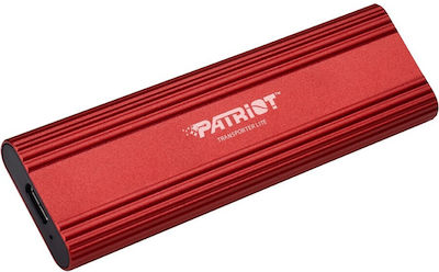 Patriot Transporter Lite 1TB USB 3.2 SSD Stick mit Verbindung USB-C Rot