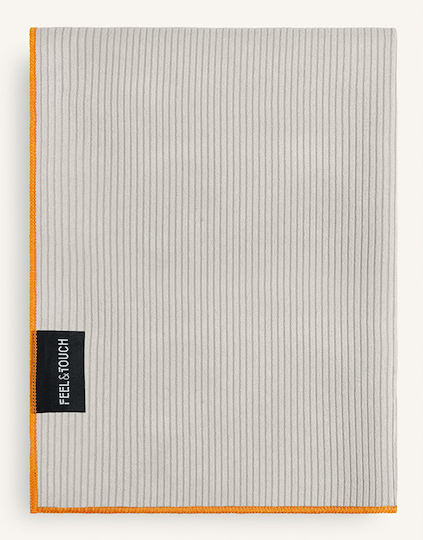 Guy Laroche Feel And Touch Πετσέτα Microfiber Σώματος σε Θήκη Γκρι 160x80εκ.