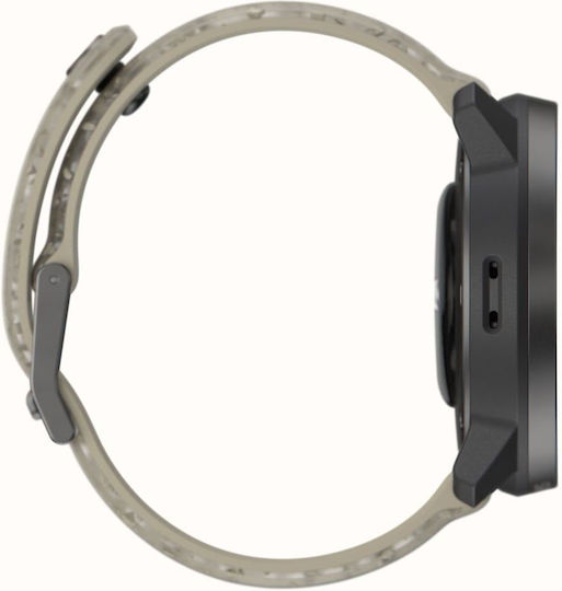 Suunto Race S Stainless Steel 45mm Waterproof Smartwatch with Heart Rate Monitor (Gravel Gray)