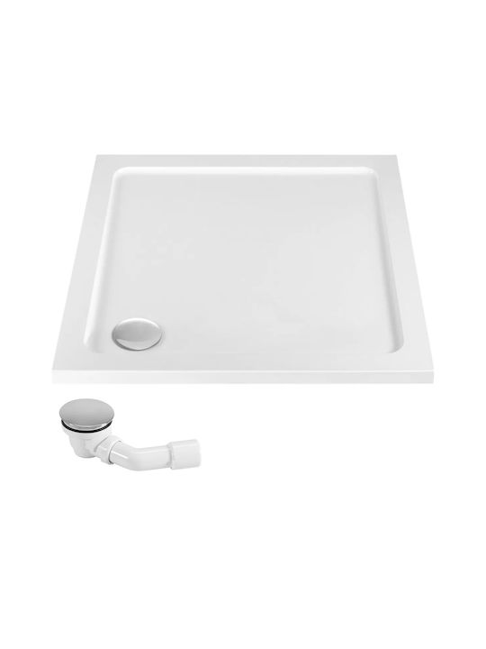 Rea Καμπίνα Ντουζιέρας 80x190cm Black
