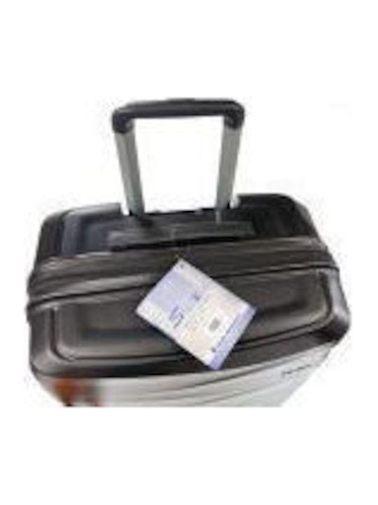 Stelxis Medium Hard Black Suitcase With 4 Wheels Height 67cm