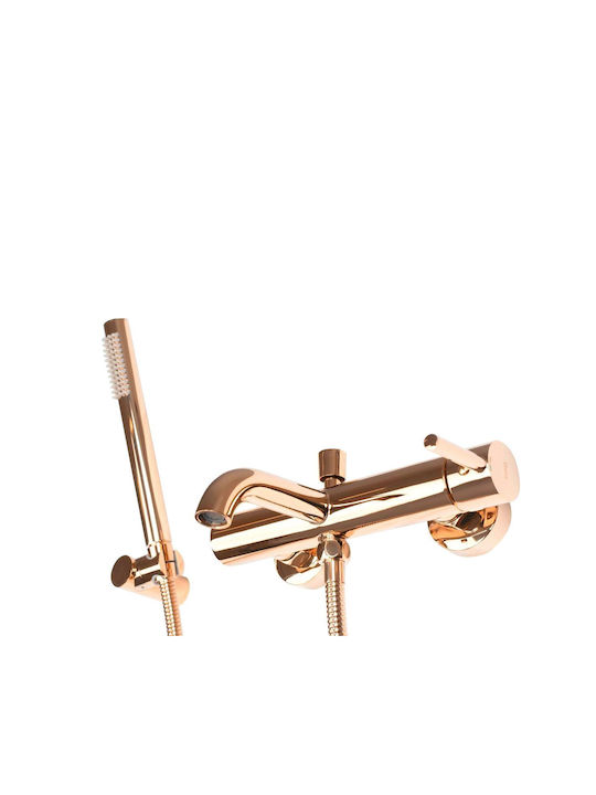 Rea Lungo Mischbare Badewannenarmatur Komplettes Set Rose Gold