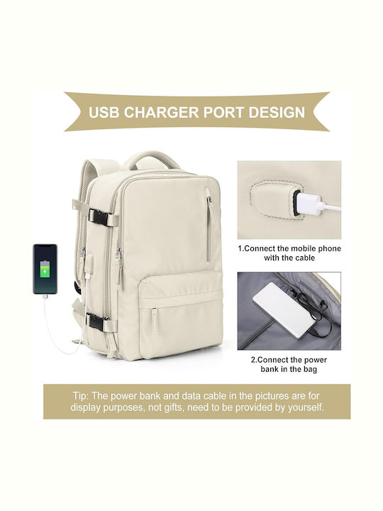 Playbags Backpack Waterproof 32lt Beige