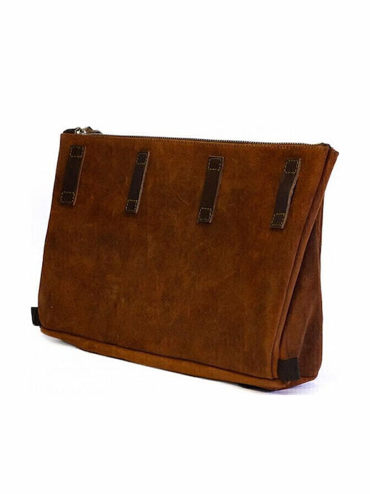 Leder Herren Bote Tasche Braun