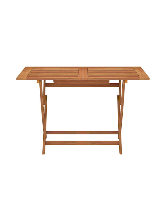 Дървено Маса Външно Пространство Сгъваем CAFE 120x70x75бр