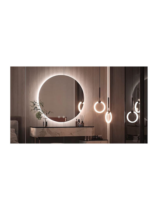 Tutumi Кръгло Банско Огледало LED