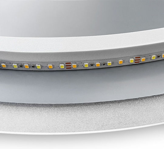 Tutumi Round Bathroom Mirror Led 60x60cm